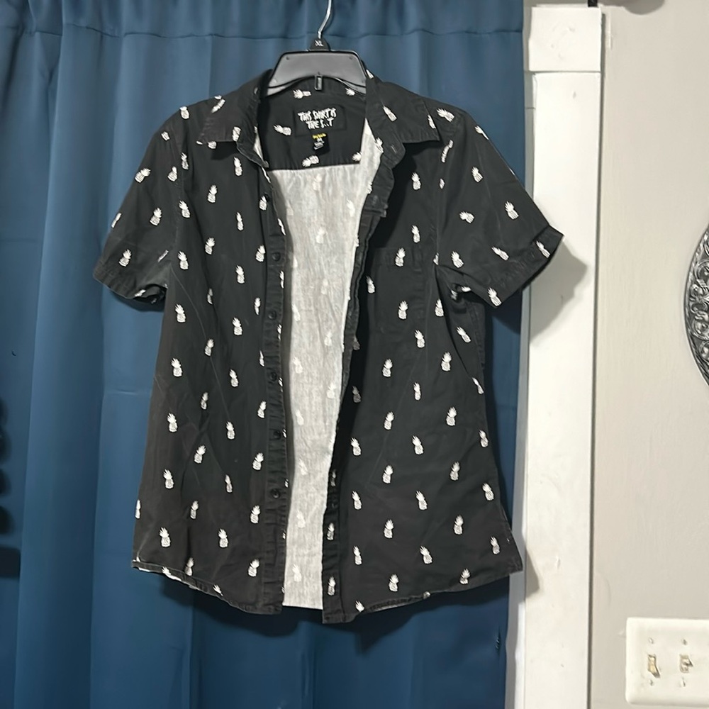Black button up shirt